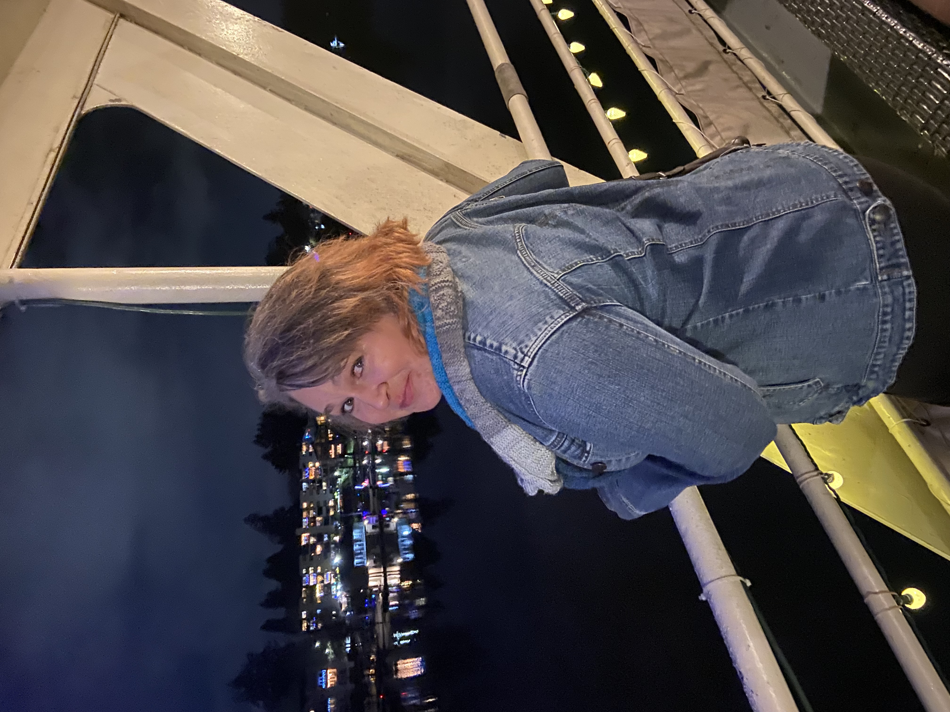 Our 30th wedding anniversary. We took a river cruise on the Willamette 