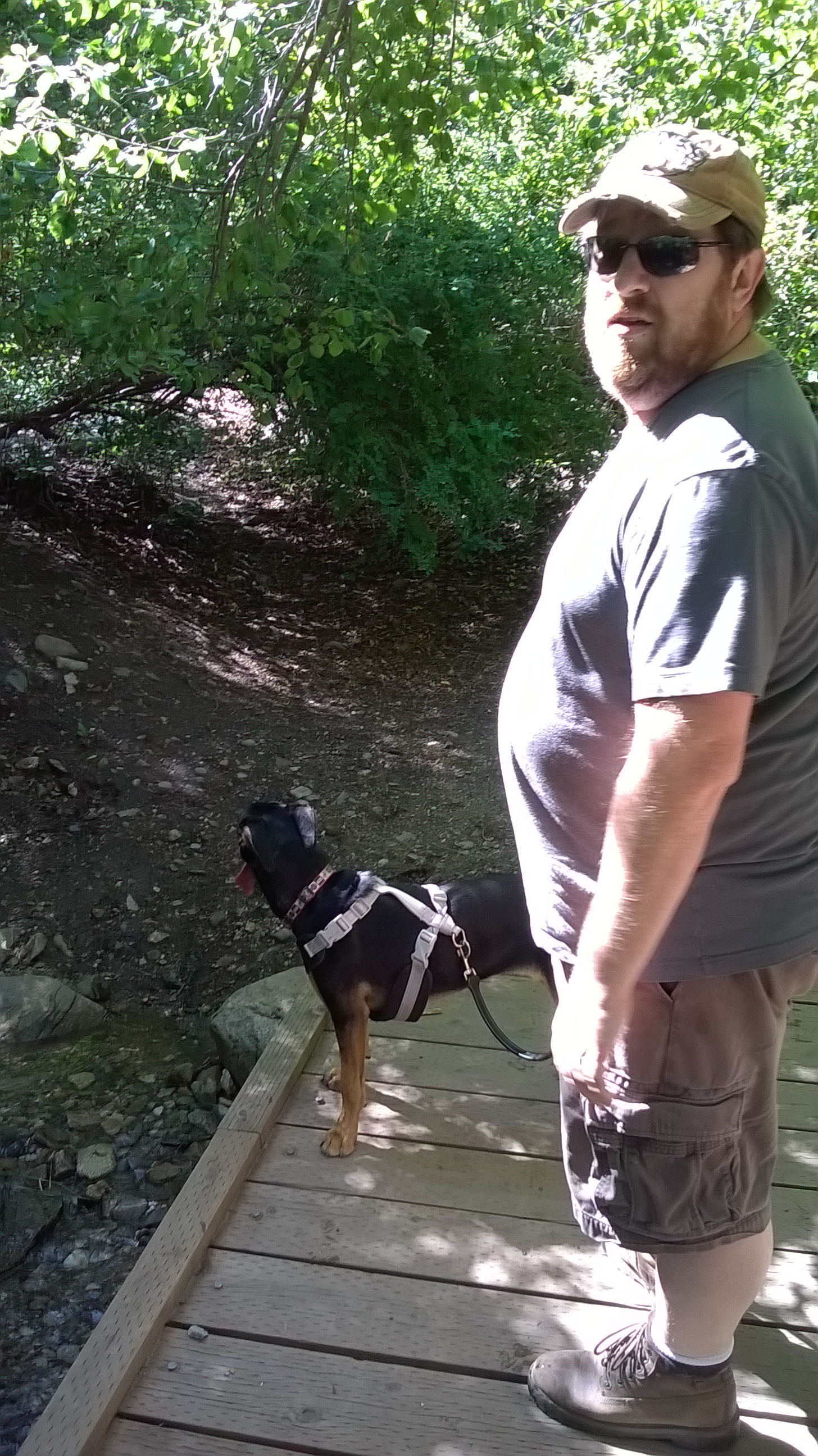 Waterfall Canyon hike Cody & Winchester.