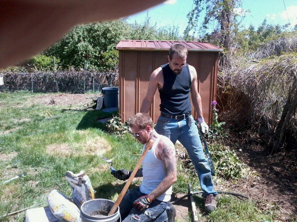 Eric gets a new fire pit