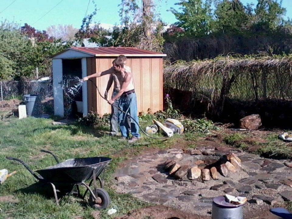 Eric gets a new fire pit