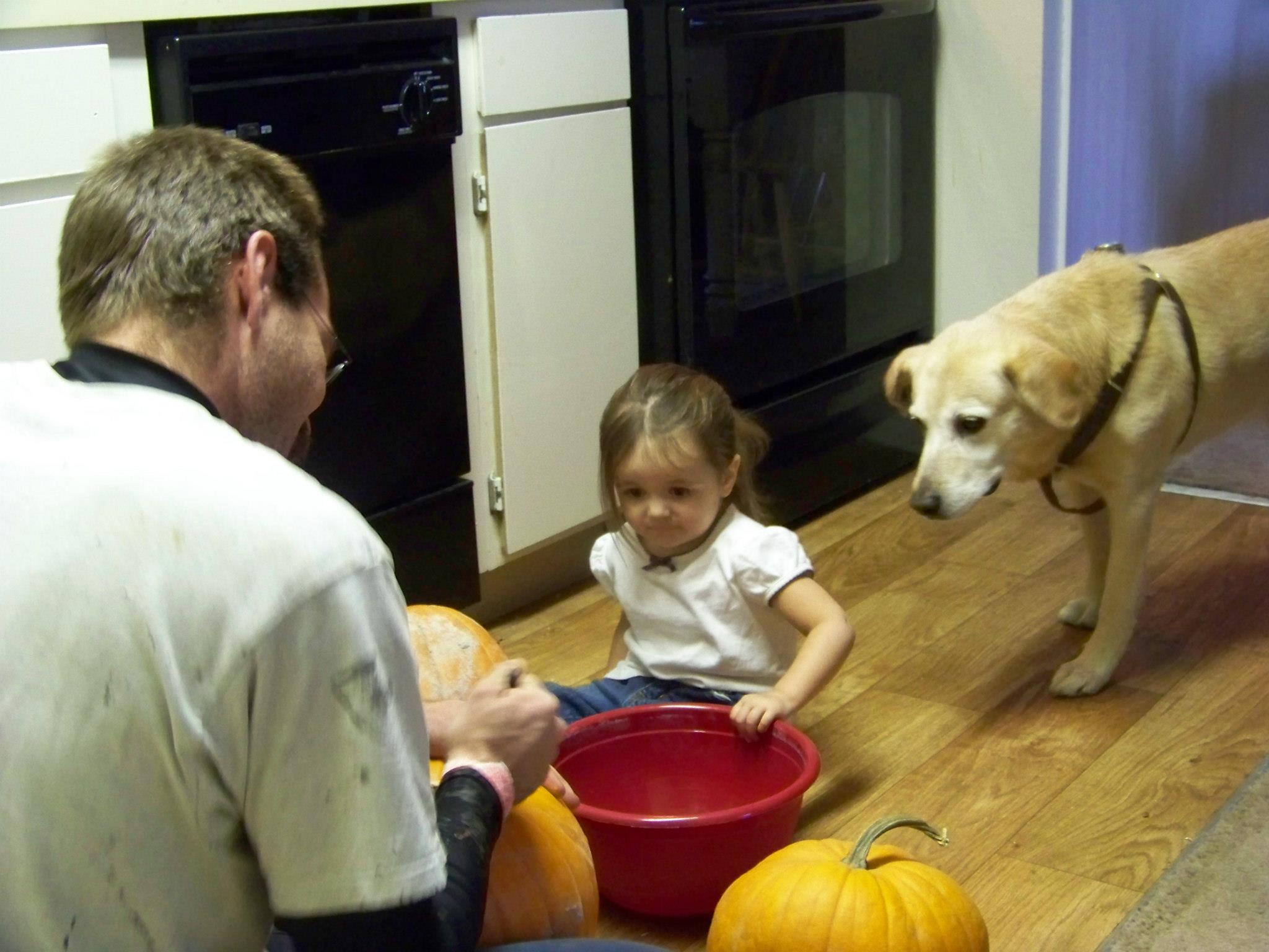 Halloween 2012 with George.